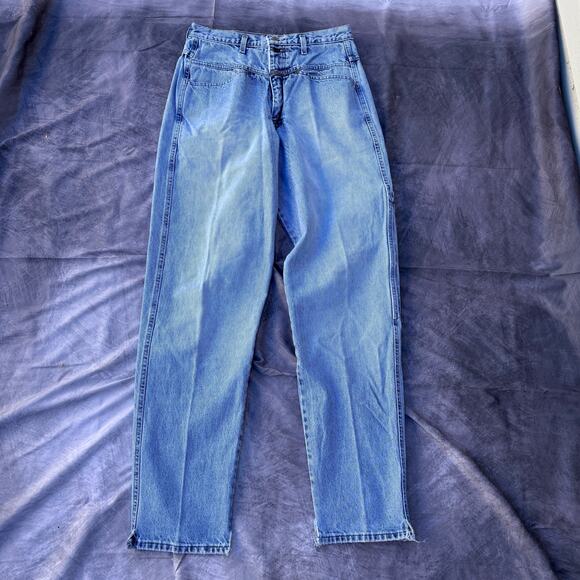 Women's Vintage 90's Marithe Francois Girbaud Stonewash Denim Blue Jeans 30 x 33 - Picture 1 of 10